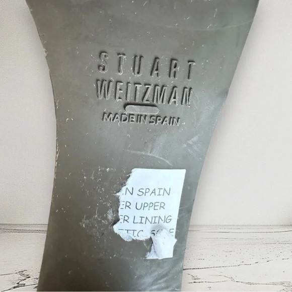 Stuart Weitzman Highland Heel Boot in Taupe Size 37 - Picture 13 of 16